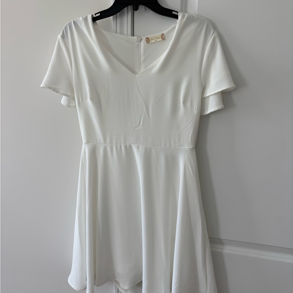 Altar’d State White Short Sleeve Dress